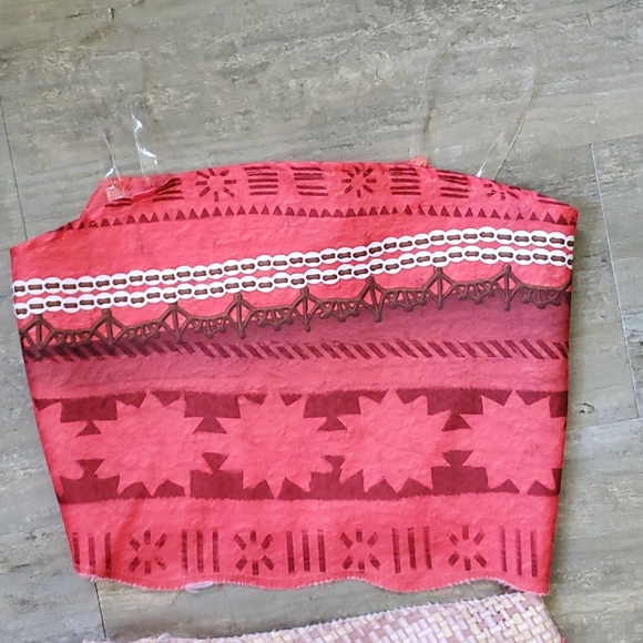 Disney's Moana 2 Piece Costume Dress - Picture 2 of 8